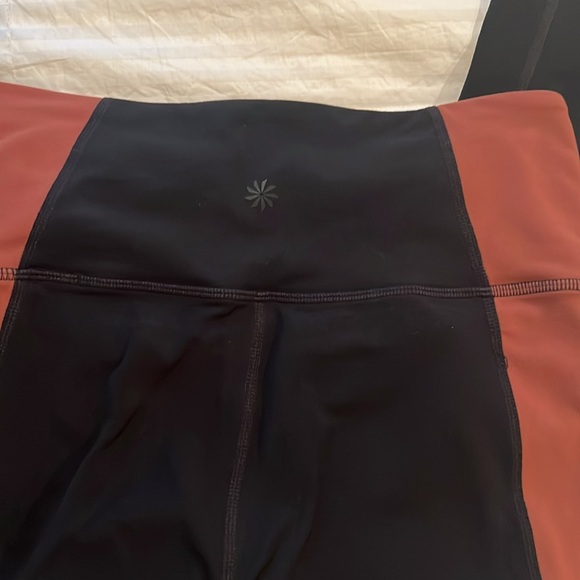 Athleta Colorblock Leggings 7/8 - Picture 3 of 4